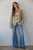 Cable Knit Mock Neck Cardigan