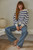 Knit Oversized Striped Sweater