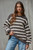 Knit Oversized Striped Sweater