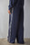 Wide Leg Pants-lace striping