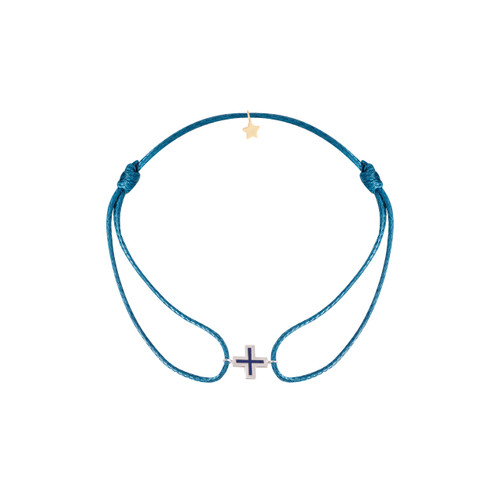 Bracelet Cross Blue