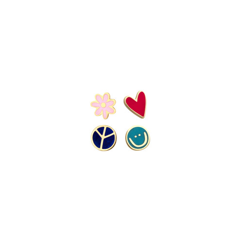 Earring Peace & Love (Pair) Earring Peace & Love (Pair)