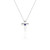 Necklace Eternity Blue chain