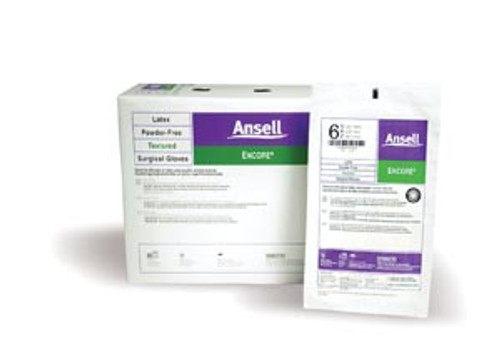 ansell encore powder free sterile surgical gloves 10001118