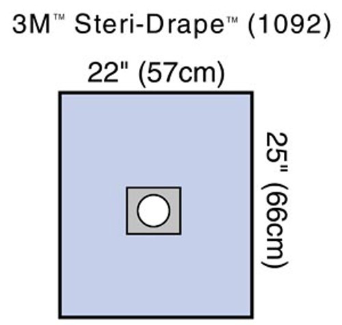 3m steri drape minor procedure drape 10025325