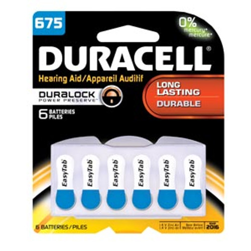 duracell hearing aid battery 10217137