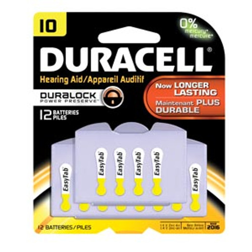 duracell hearing aid battery 10217127