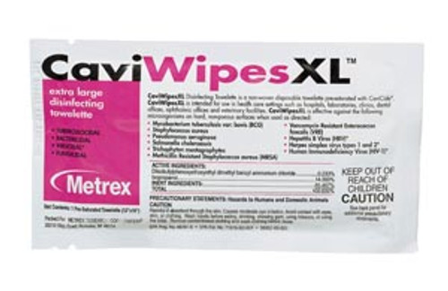 metrex caviwipes disinfecting towelettes 10170112