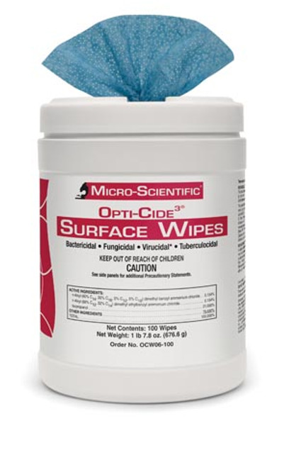 micro scientific opti cide3 disinfectant surface wipes 10199840