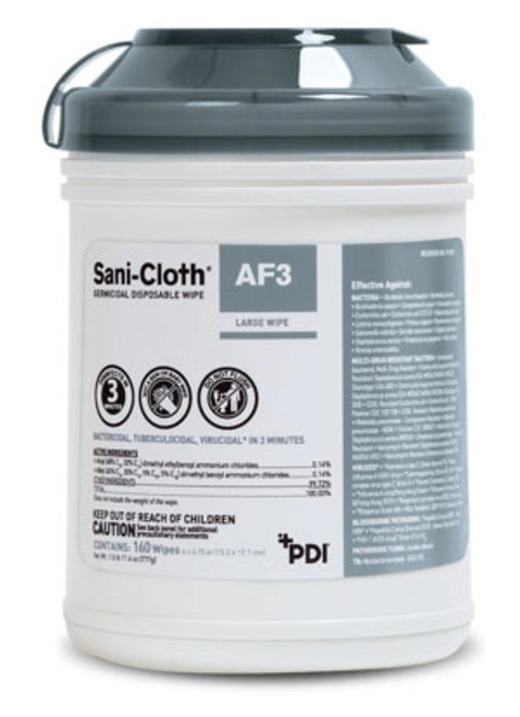 pdi sani cloth af3 germicidal disposable wipe 10243181