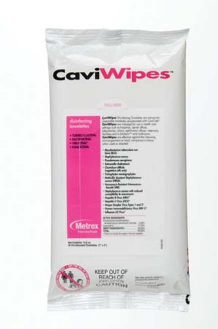 metrex caviwipes disinfecting towelettes 10200352