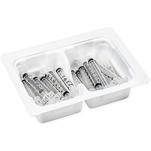 20ml luer-lok tip, disposable syringe convenience tray