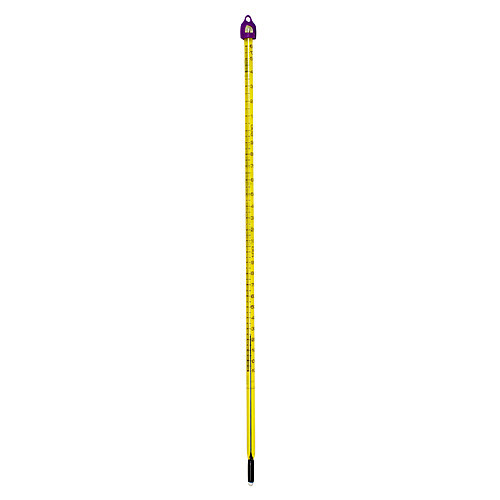 easy-read general purpose liquid-in-glass thermometer; 20 to 500 f, 76mm immersion, environmentally friendly
