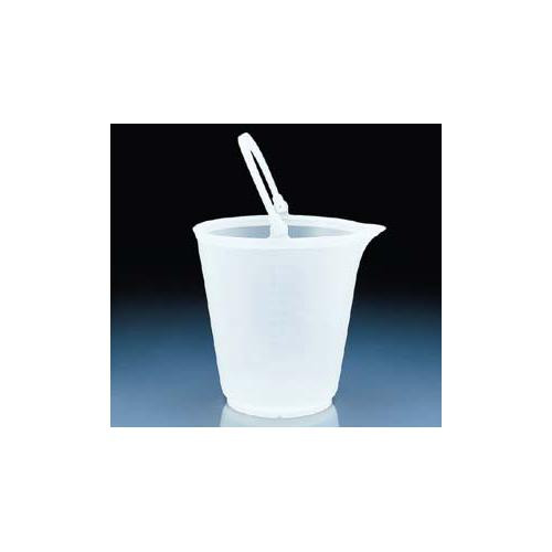 vitlab bucket, 12 liter, polypropylene, with handle and lip