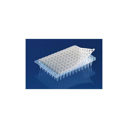 96-well pcr plate, non-skirted, standard profile, clear