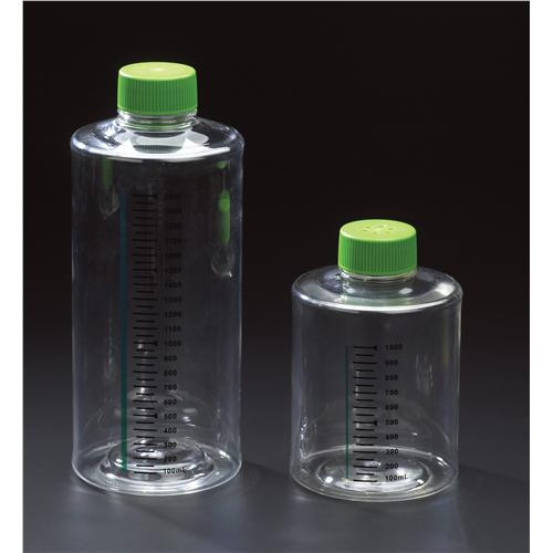 490cm  roller bottle, tissue culture treated, printed graduations, non-vented cap, sterile