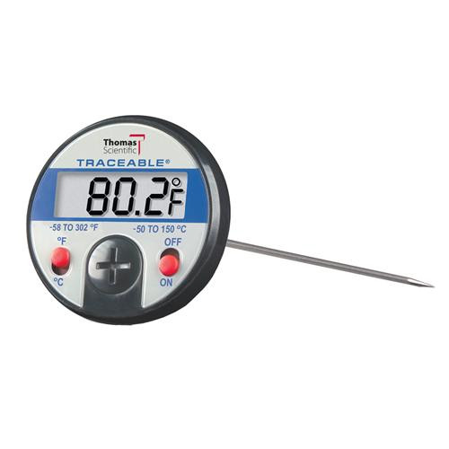 traceable jumbo display dial thermometer, accuracy ñ1.0øc