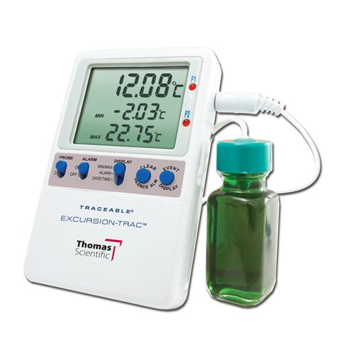 traceabler excursion-tract datalogging thermometer, 2 bottle