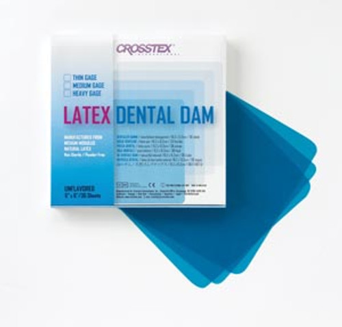 crosstex dental dams 10191267