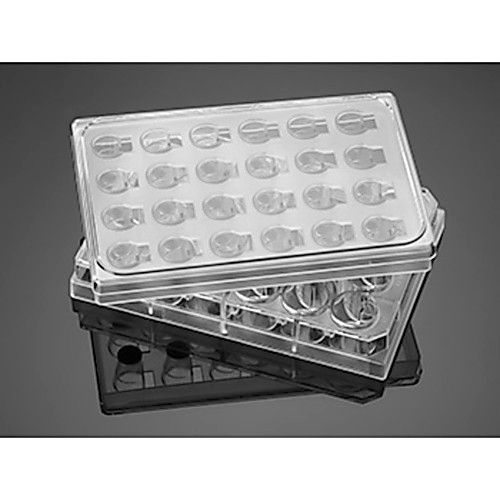 falcon  hts 24-well multiwell permeable support system with 3.0  m high density pet membrane, sterile, 5/pack, 5/case