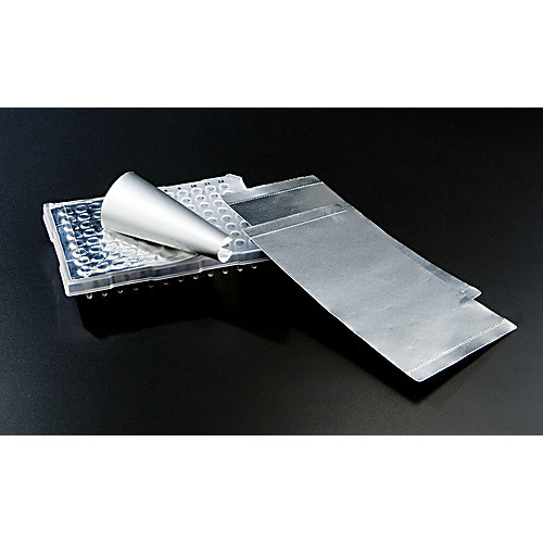 optically clear flat cap strips, natural