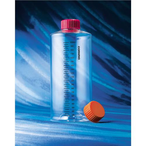 corningr 850cmý polystyrene roller bottle with easy grip cap