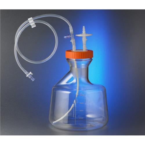 5l plain bottom erlenmeyer flask with disposable 100mm asept