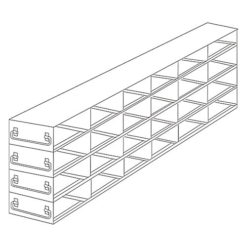 upright freezer drawer racks, holds 9 racks (3x3), 10 7/10h