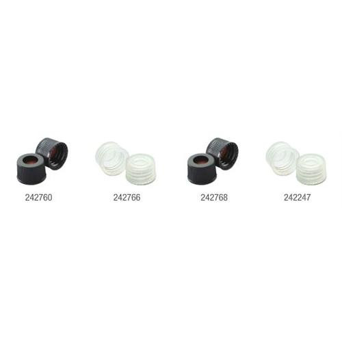 10-425 black polypropylene cap with ptfe/silicone/ptfe septa