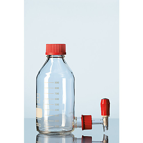 duran draincock f/ aspirator bottles, w/ ptfe spindle, gl 32