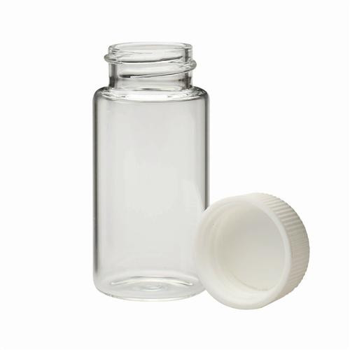 liquid scintillation vial, glass, 20ml, with 22-400 pp cap w (c08-0374-074)