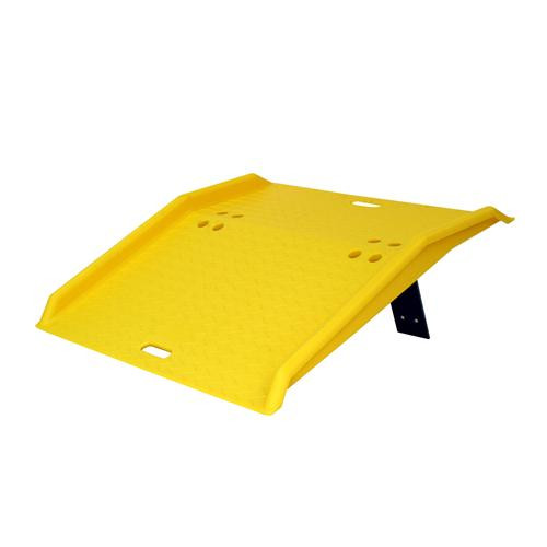 35" wide portable poly dock plate