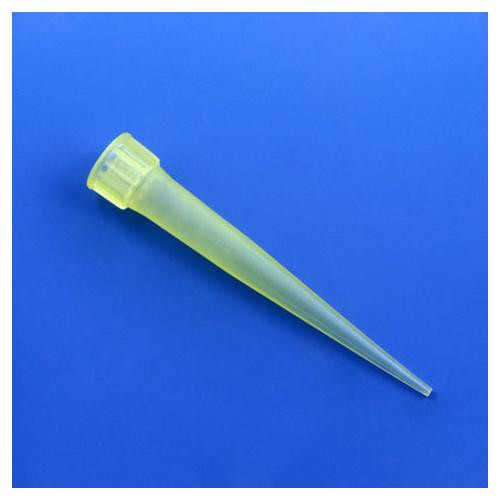 pipette tip, 1 - 200ul, yellow, eppendorf style