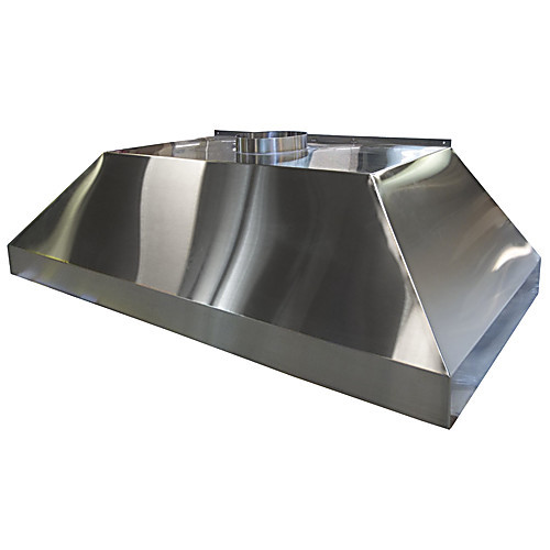 wall canopy, stainless steel, 96" x 30" x 18"