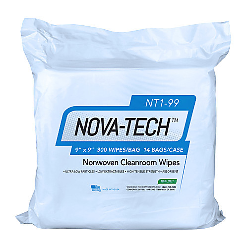 nova-tech lint free nonwoven cleanroom wipe, 12 x 12 (c08-0441-660)
