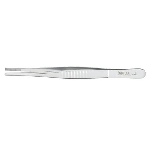 dressing forceps, delicate pattern, fluted handles, serrated (c08-0462-445)