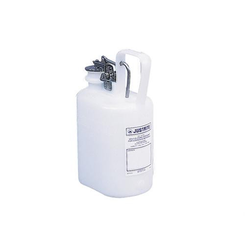 safety container for corrosives/acids, white, wide-mouth, s/