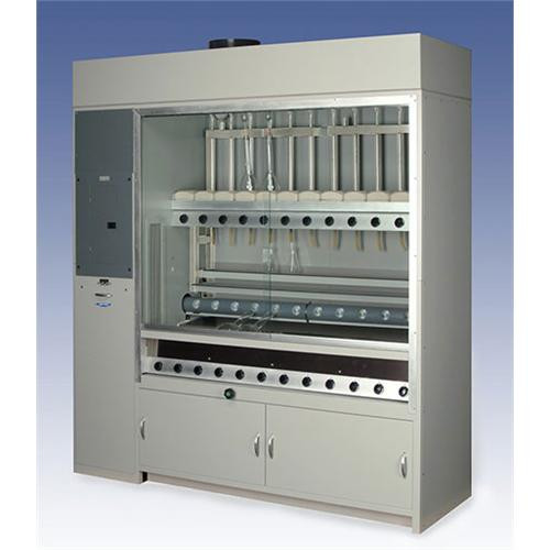 kjeldahl, hooded combination, 6-unit, blower exhaust, 230v, three phase, 60 hz