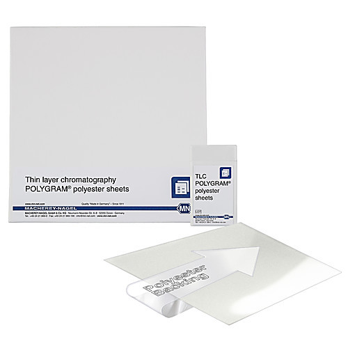 pre-coated tlc aluminum sheets, alugram sil g, 5x7.5cm