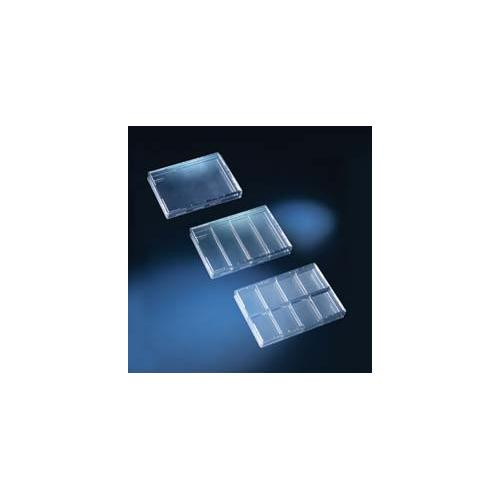 rectangular tray clear w / lid untreated sterile ps