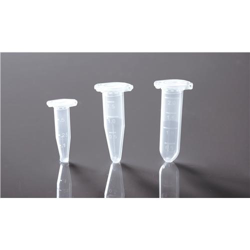 0.6ml microcentrifuge tube, clear, conical, lock cap (c08-0519-368)