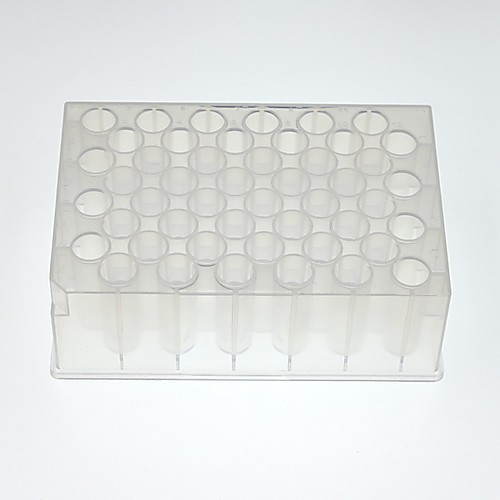 1.6ml 96-well deep well plate, u-bottom, square, sterile