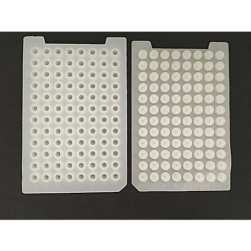 96 well round well silicone sealing mat, fits 2.0ml 96 well  (c08-0519-700)