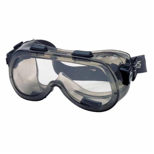 verdict goggle, smoke frame, clear lens, anti-fog, with foam (c08-0524-274)