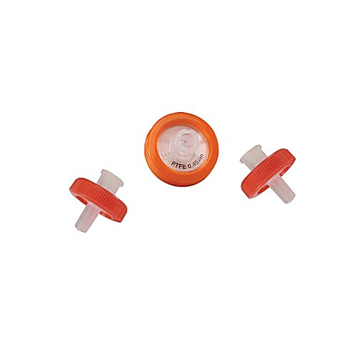 orange ptfe (hydrophobic) syringe filters, 0.22 æm, 30 mm (1