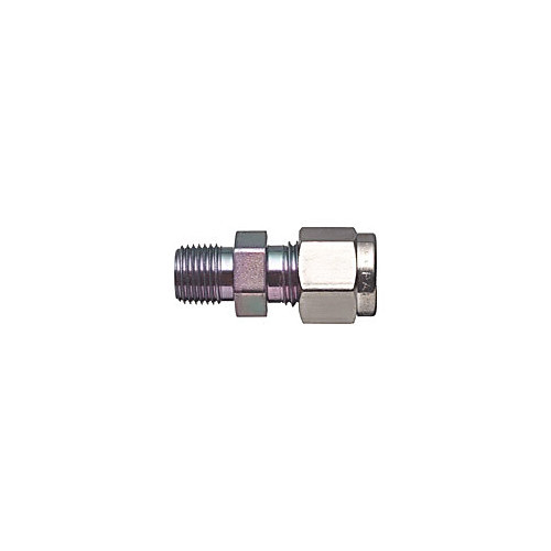 parker fitting, 1/4 to 1/8 npt male connector, silcosteel-