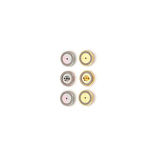 gold plated inlet seal, dual vespel ring, 1.2mm, for thermo 1300 and 1310 gcs, 2-pk.