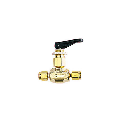 parker valve, 1/8 toggle, brass, ea.