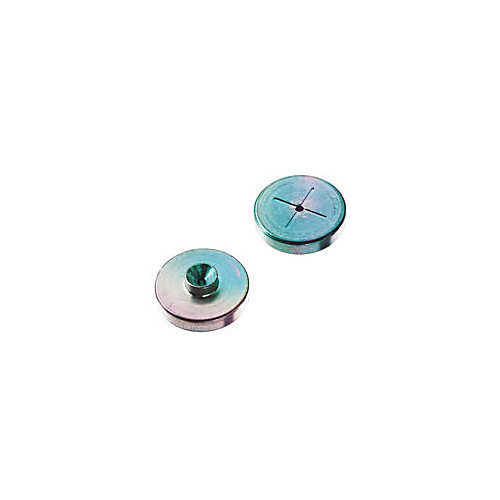 inlet seals, 0.8mm gold plated cross disk for thermo 1300 and 1310 gcs, 10-pk.