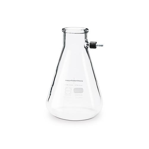 suction flask, 2l, vacuum resistant flask made of duran 50 g